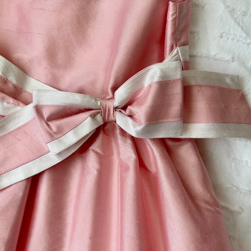 Gymboree Girls Special Occasion Dress-Pink/White-Size 10 - Picture 7 of 9